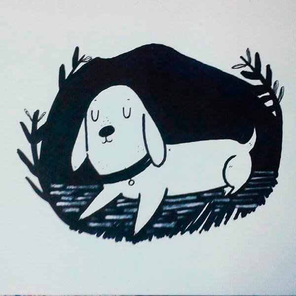 иллюстрация собаки