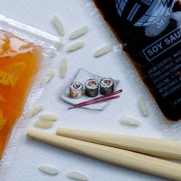 миниатюрная картина суши