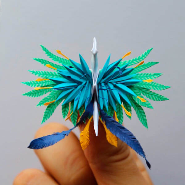журавлик-оригами